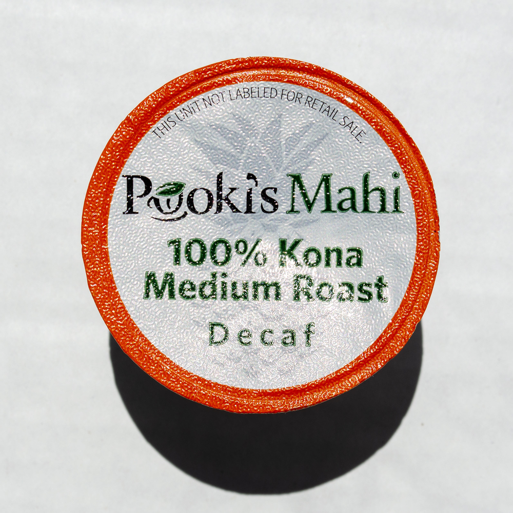 Keurig Decaf Coffee: DECAF 100% Kona Coffee Pods - Pooki's Mahi®