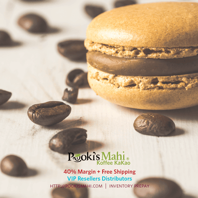 Pooki's Mahi VIP Reseller Distributor Members pay distributor prices (40% margin) for Pooki's Mahi 100 Kona coffee capsules, Kona coffee pods, free shipping, no minimums.
