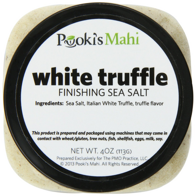 Pooki's Mahi White Truffle Salt 4oz.